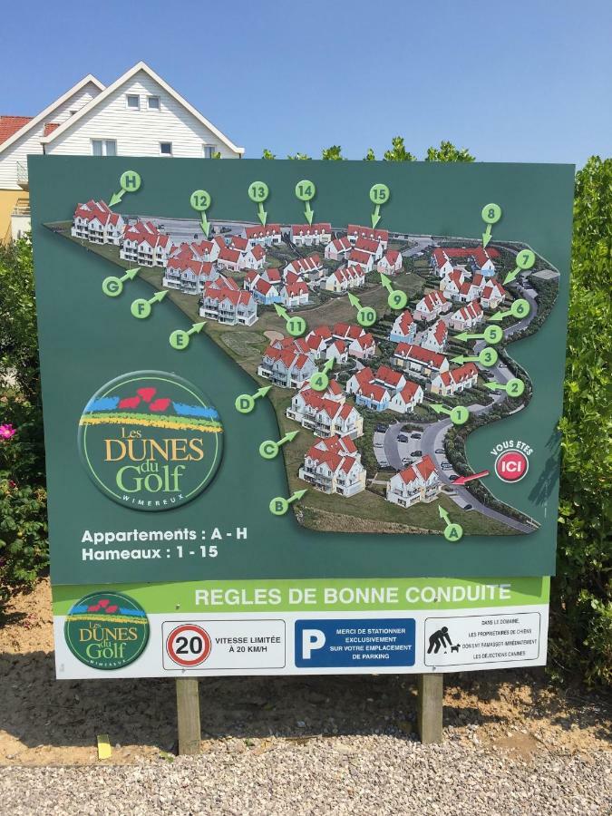Les Dunes Du Golf First Line Sea View App Block B 1-3 Wimereux Luaran gambar